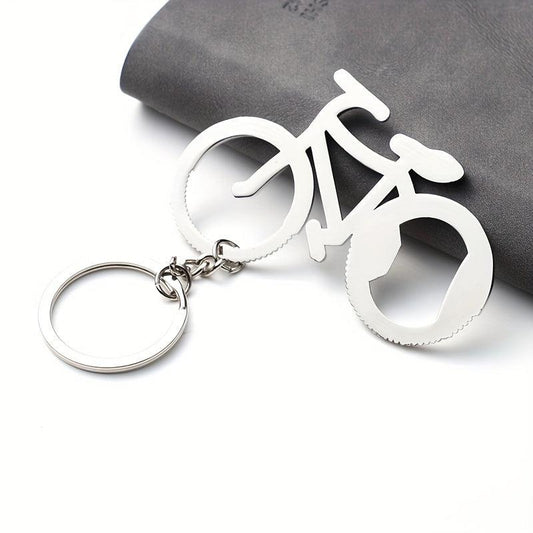 Metal Beer Bicycle Key Rings Opener Ret...