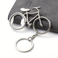 Metal Beer Bicycle Key Rings Opener Ret...