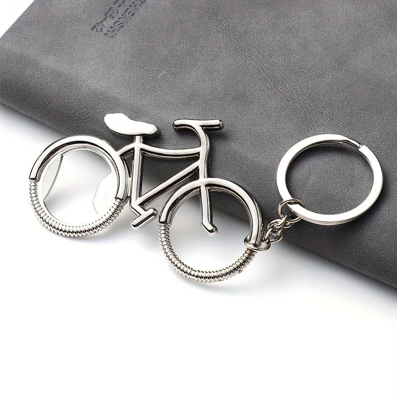 Metal Beer Bicycle Key Rings Opener Ret...
