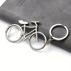 Metal Beer Bicycle Key Rings Opener Ret...