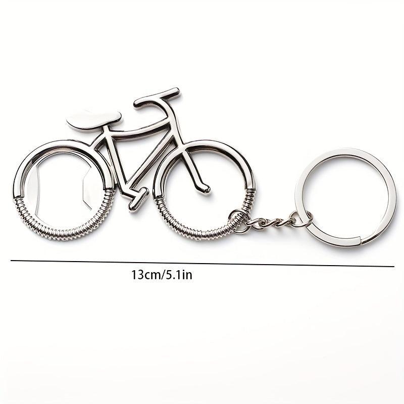 Metal Beer Bicycle Key Rings Opener Ret...