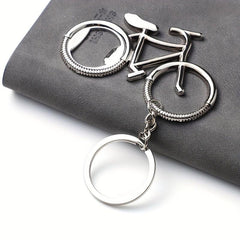 Metal Beer Bicycle Key Rings Opener Ret...