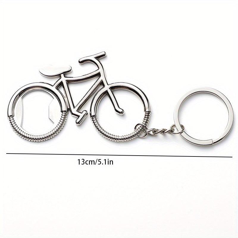Metal Beer Bicycle Key Rings Opener Ret...