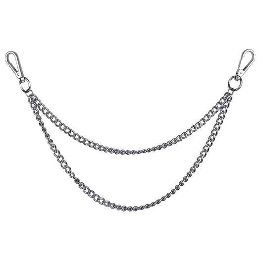 Metal Punk Rock Layered Chain Keychains For Men Women