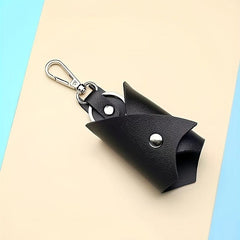 PU Leather Car Key Protector Anti-lost Key Bag Father's Gift
