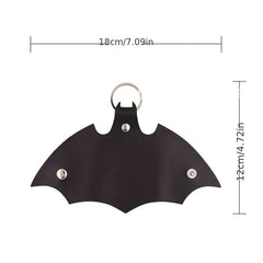 PU Leather Car Key Protector Anti-lost Key Bag Father's Gift