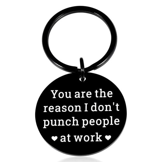 Funny Coworker Keychain for Workmate Appreciation