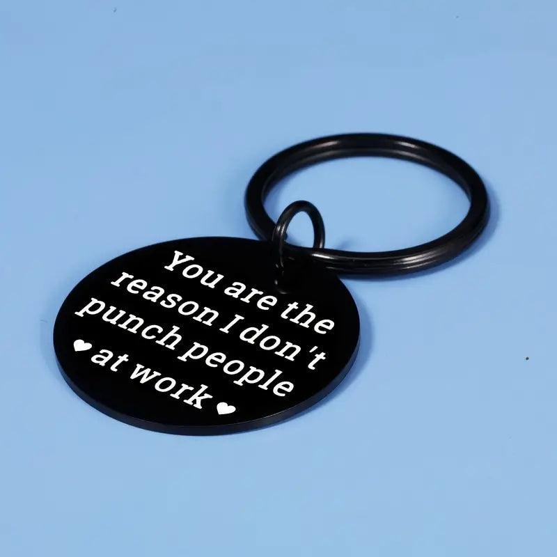 Funny Coworker Keychain for Workmate Appreciation
