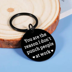 Funny Coworker Keychain for Workmate Appreciation