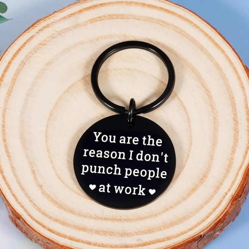 Funny Coworker Keychain for Workmate Appreciation
