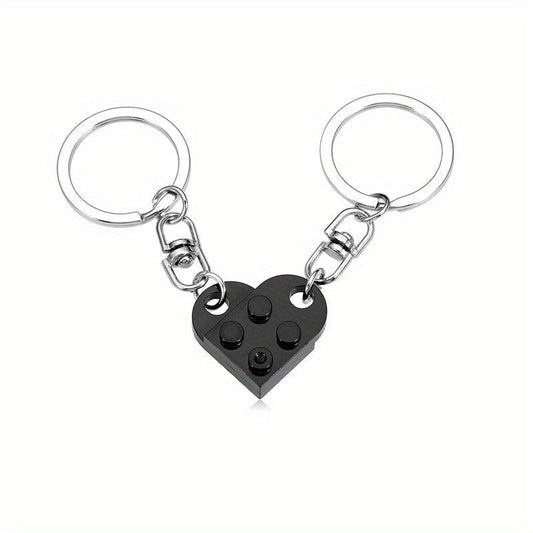 Heart Keychain Couples Matching Stuff For Boyfriend Girlfriend
