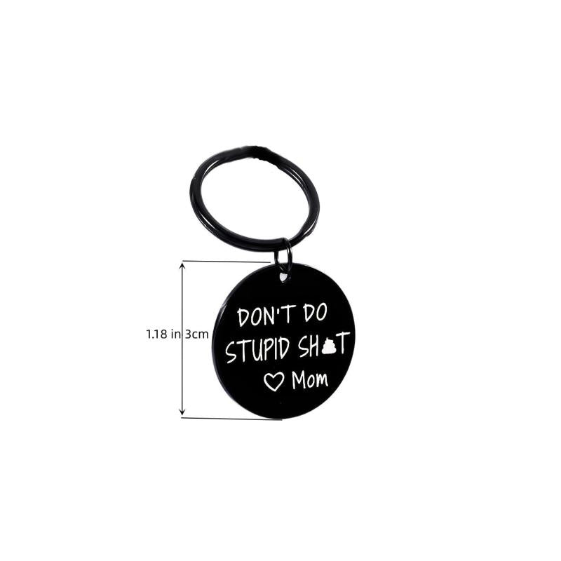 Gag Keychain Teen Boys Girls Love Mum Keyring Son Daughter