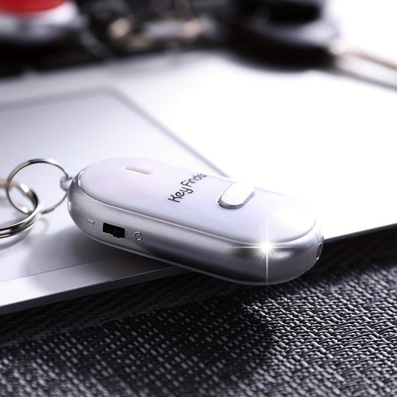 LED Key Finder Locator Keychain For Men Whistle Sound Control