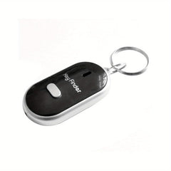 LED Key Finder Locator Keychain For Men Whistle Sound Control