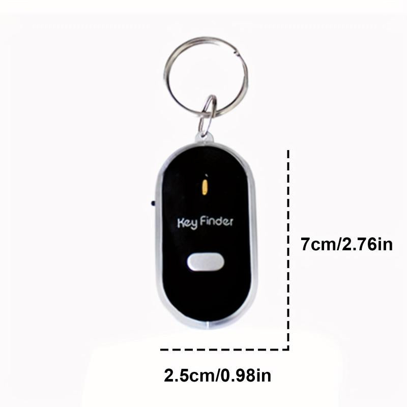 LED Key Finder Locator Keychain For Men Whistle Sound Control