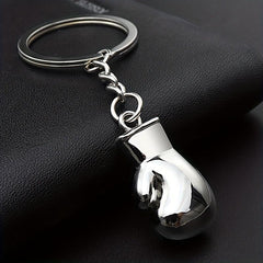 1pc Alloy Boxing Gloves Keychain For Men Gift Ornament
