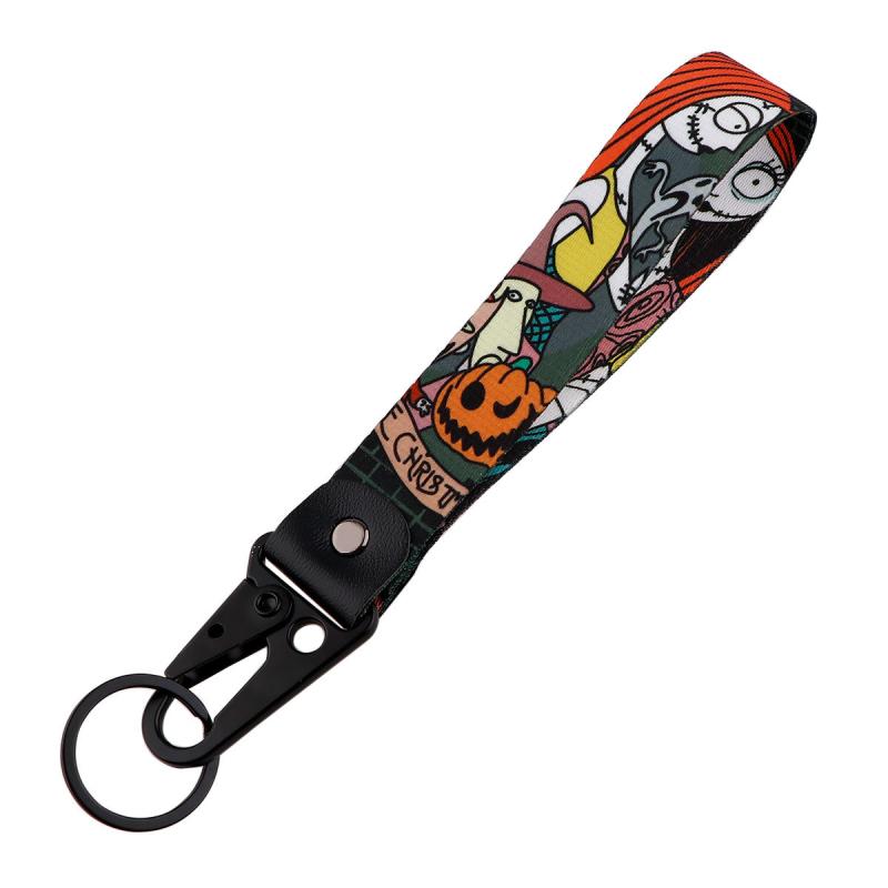 Horror Cartoon Car Keychain Keys Holder Accessory Keyring Gift