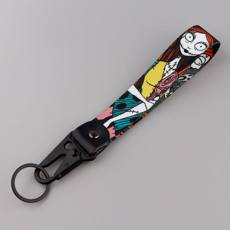 Horror Cartoon Car Keychain Keys Holder Accessory Keyring Gift