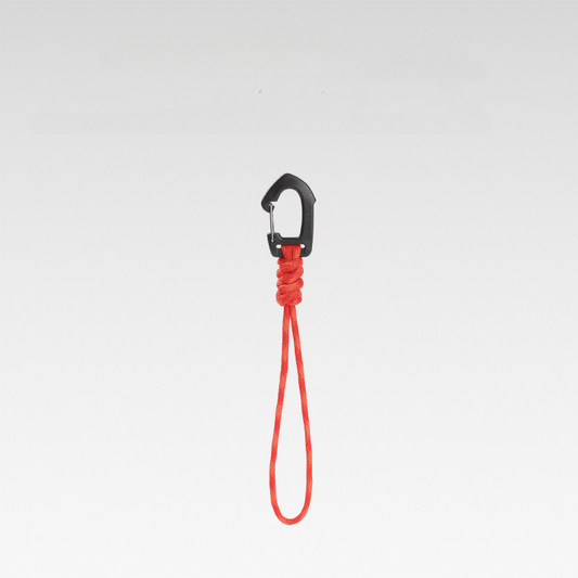 Braided Rope Keychain Key Holder Carabiner Clips Camping Hook