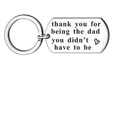 Thank You For Being The Dad Father's Keychain