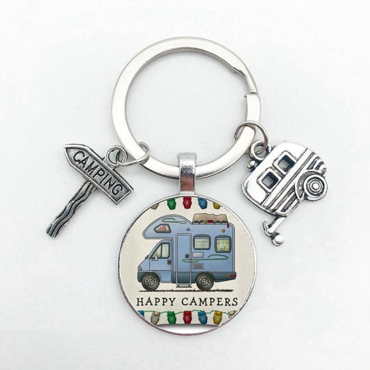 Touring Car Keychain Taxi Key Ring Dog Paw Key Chain