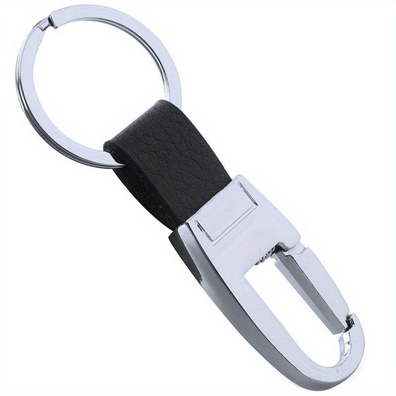 Metal Leather Anti Lost Keychain Masculinity Charm Keyring Accessories