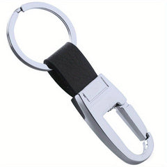 Metal Leather Anti Lost Keychain Masculinity Charm Keyring Accessories