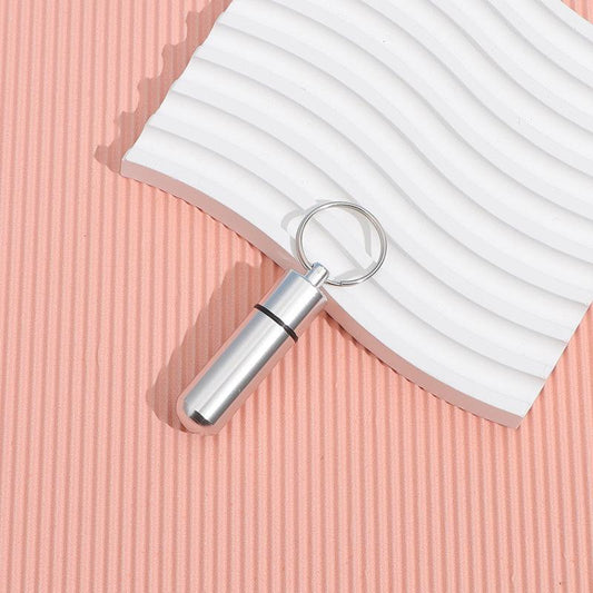 Waterproof Pill Bottle Keychain