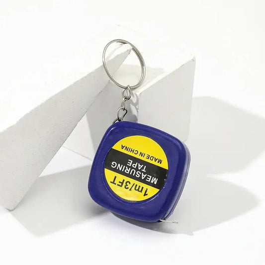 Portable Tape Measure Pendant Keychain