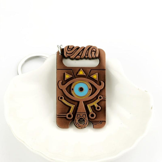 Cartoon Eye Key Chain Breath Of The Wild Metal Key Chain Car Key Pendant