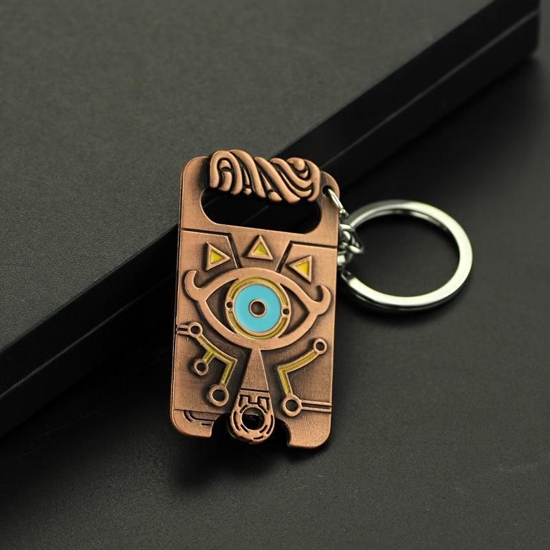 Cartoon Eye Key Chain Breath Of The Wild Metal Key Chain Car Key Pendant