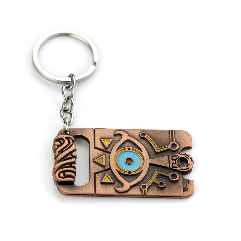 Cartoon Eye Key Chain Breath Of The Wild Metal Key Chain Car Key Pendant
