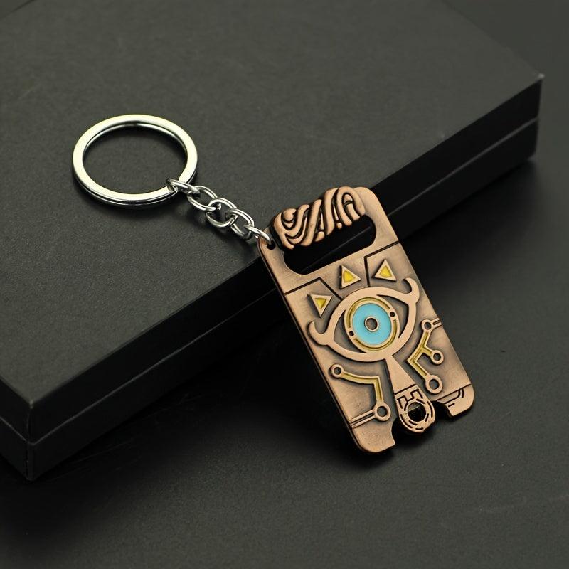 Cartoon Eye Key Chain Breath Of The Wild Metal Key Chain Car Key Pendant