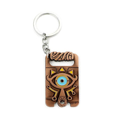 Cartoon Eye Key Chain Breath Of The Wild Metal Key Chain Car Key Pendant