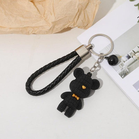 Cartoon Bear Keychain Couple Bag Car Hanging