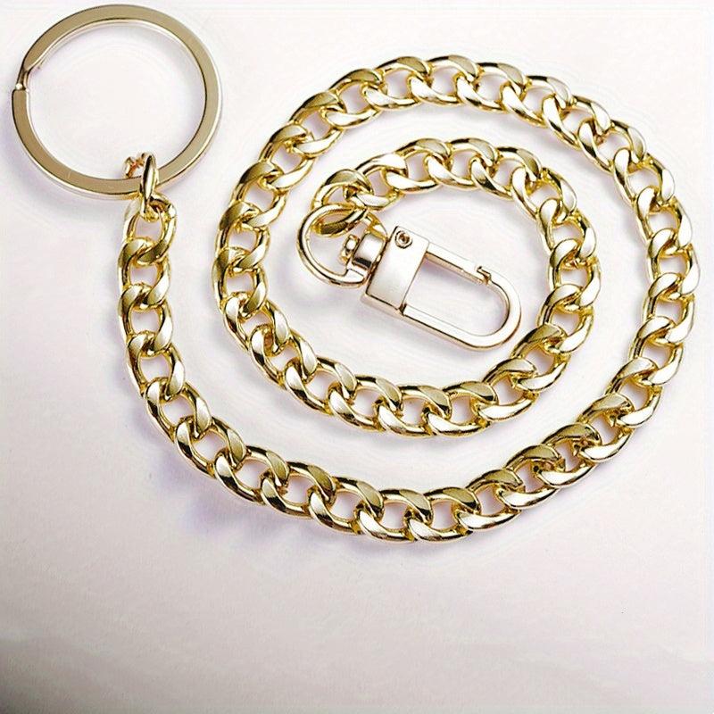 Men's Charm Metal Waist Chain Hip hop Rock Punk Street Keychain