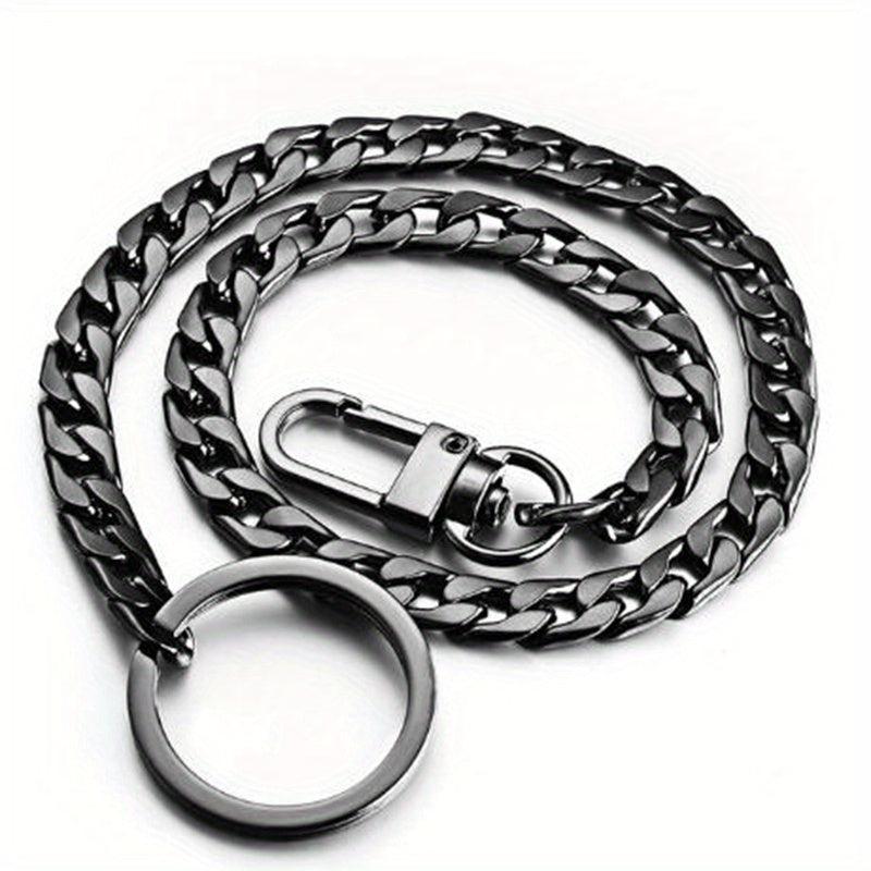 Men's Charm Metal Waist Chain Hip hop Rock Punk Street Keychain