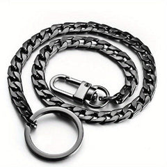 Men's Charm Metal Waist Chain Hip hop Rock Punk Street Keychain