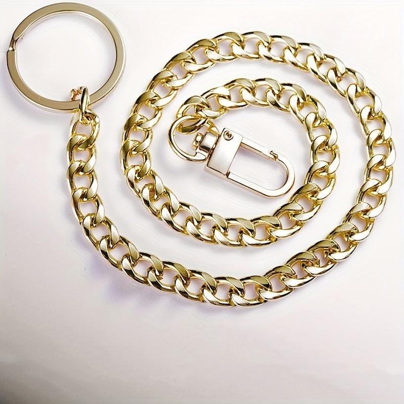 Men's Charm Metal Waist Chain Hip hop Rock Punk Street Keychain