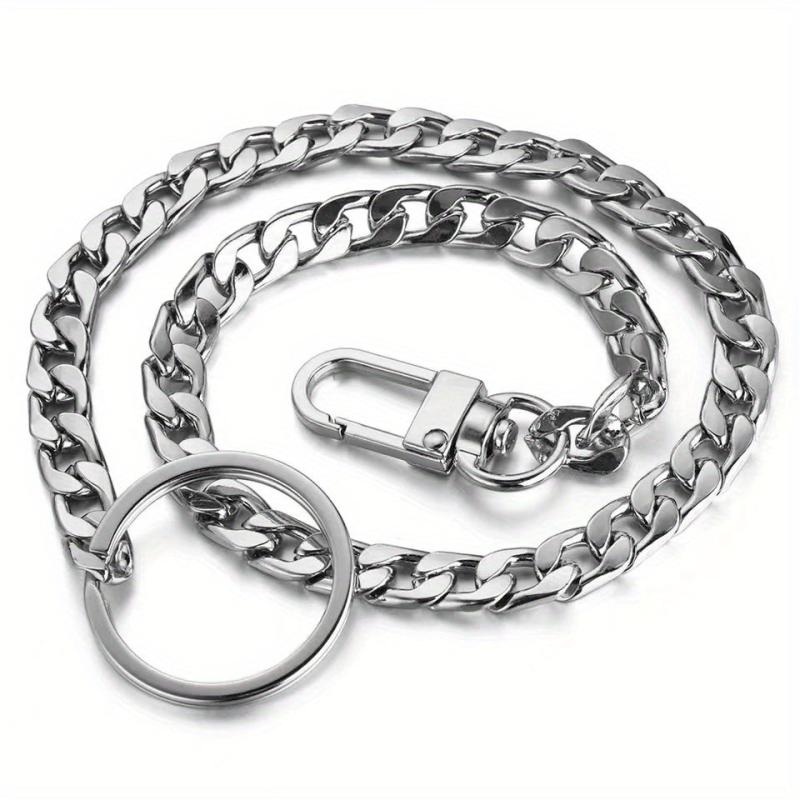 Men's Charm Metal Waist Chain Hip hop Rock Punk Street Keychain