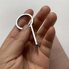 Pet Paw Printed Keychain for Dog Lovers Stainless Steel