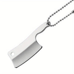 Stainless Steel Mini Kitchen Keychain Pendant Unopened Edge