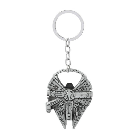 Spaceship Metal Key Chain Car Key Ring Backpack Pants Jewelry
