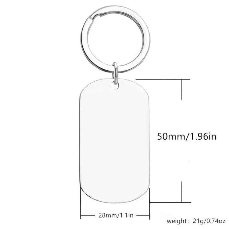Inspirational Stainless Steel Keychain Gift For Siblings