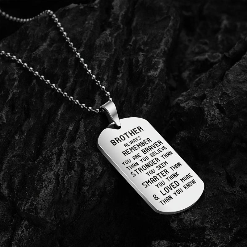 Inspirational Stainless Steel Keychain Gift For Siblings