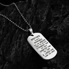 Inspirational Stainless Steel Keychain Gift For Siblings