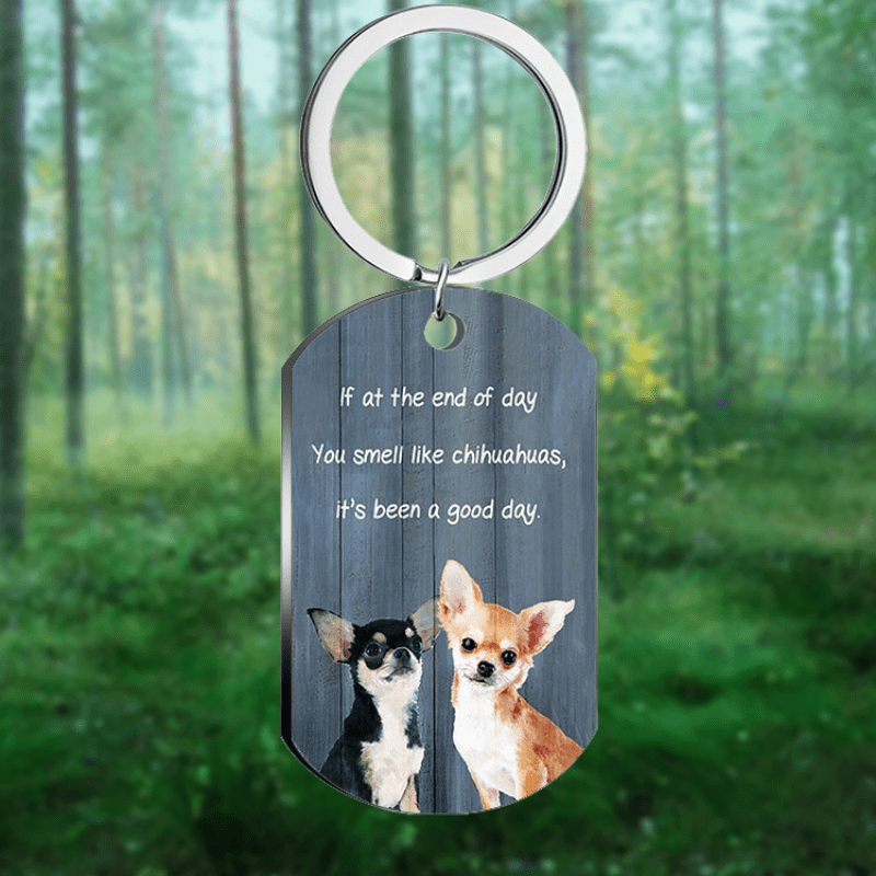 Military IF AT THE END OF Chihuahua Lettering Necklace
