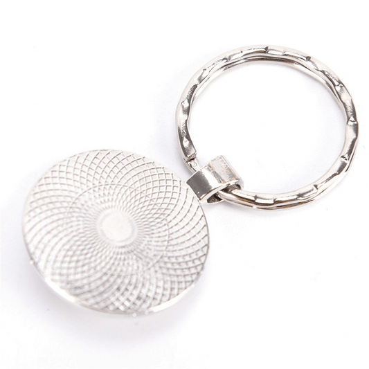 Good Friends Are Like Stars Keychain with Time Gemstone