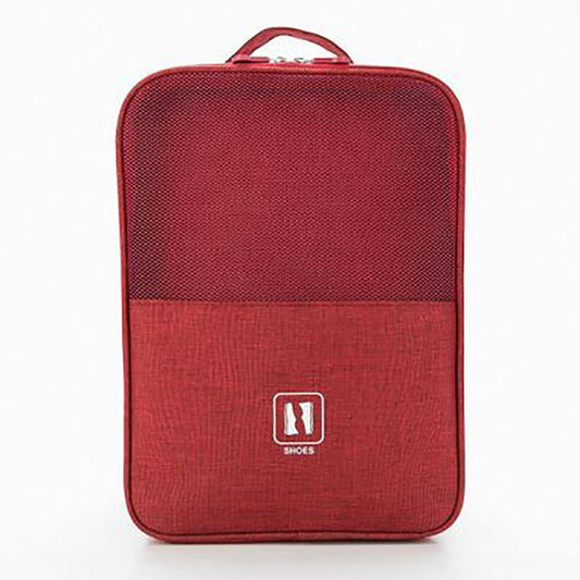 Portable Travel Shoes Storage Bag with Handle Zipper Luggage Packing Bag