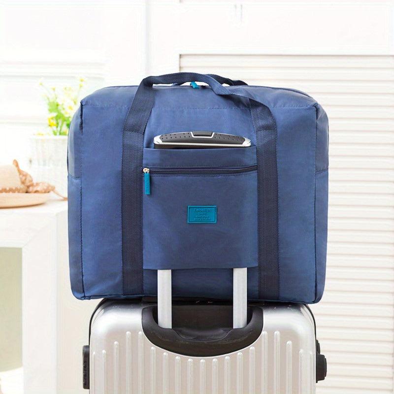 Travel Storage Duffel Bag Zipper Luggage Organizer Portable Foldable Handbag